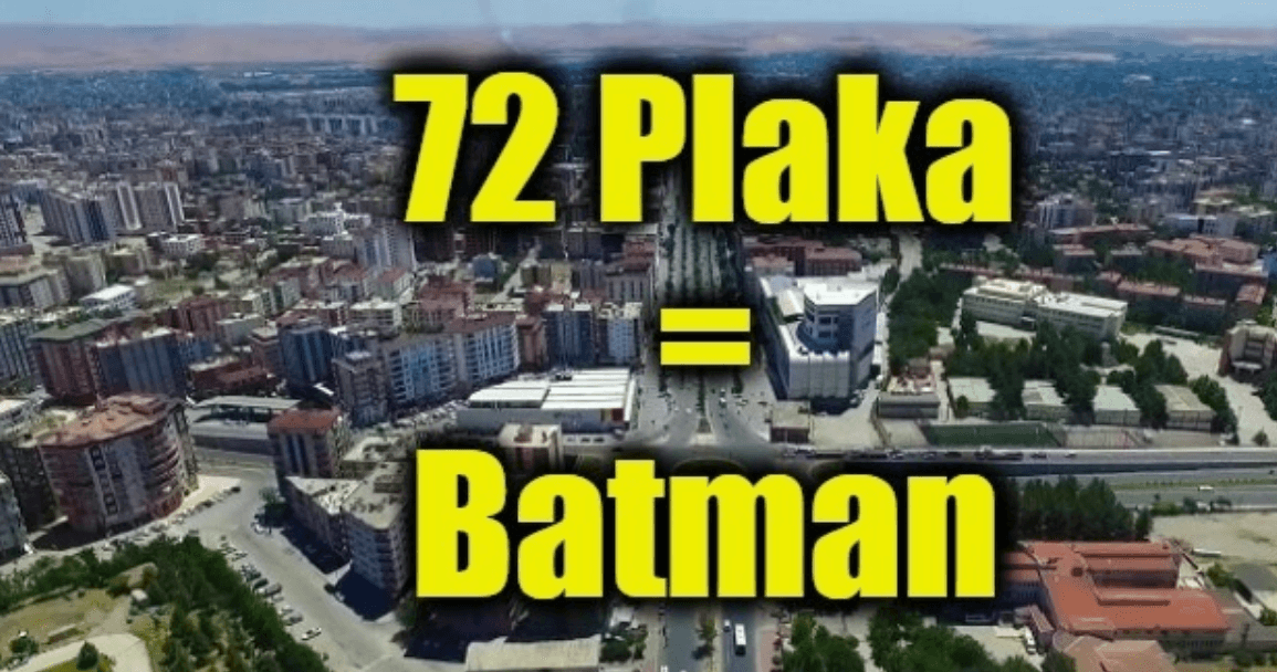 72 Plaka Nerenin Plakasıdır? Hangi Şehrin Plaka Kodu?