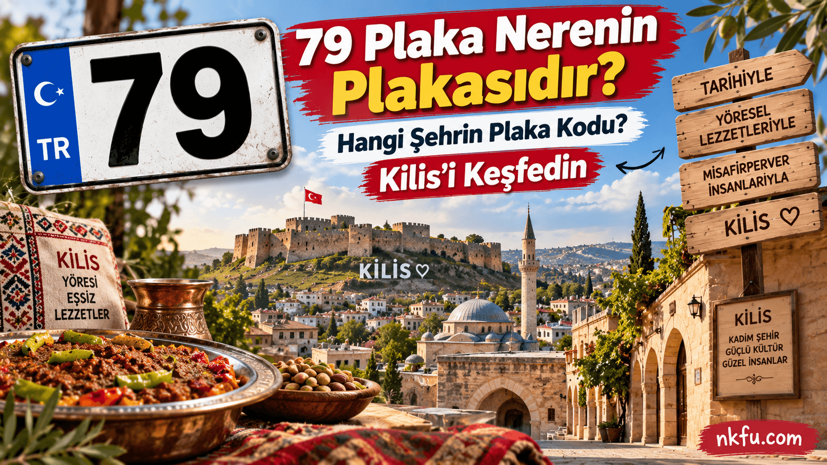 79 Plaka Nerenin Plakasıdır? Hangi Şehrin Plaka Kodu? Kilis’i Keşfedin