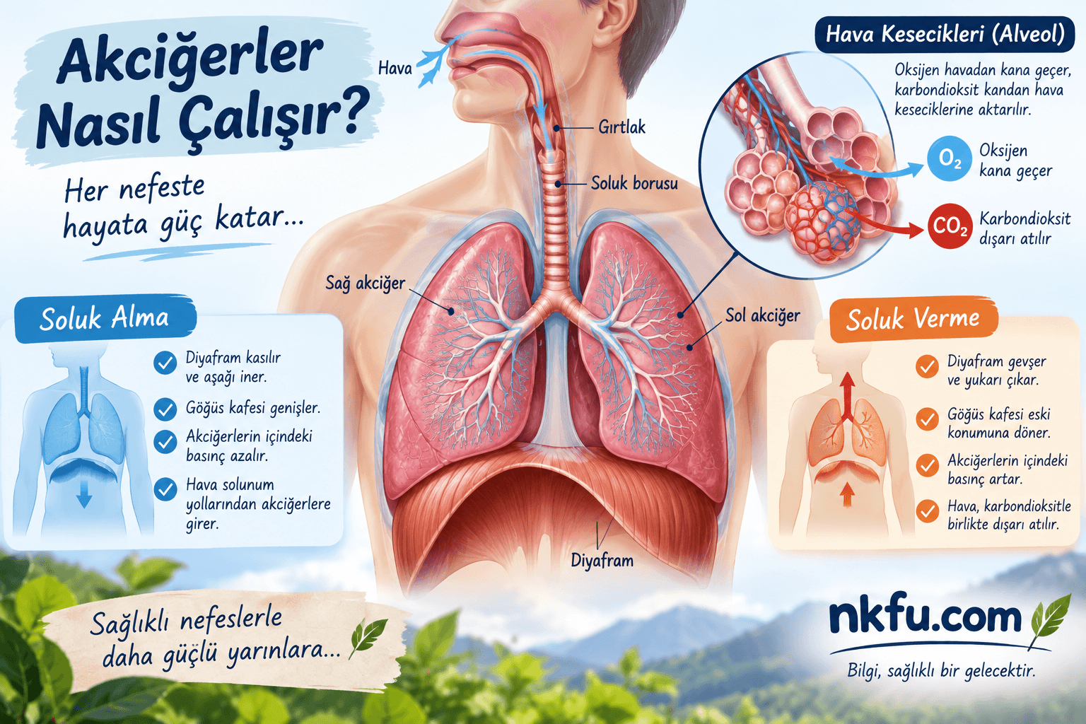 Akciğerler Nasıl Çalışır