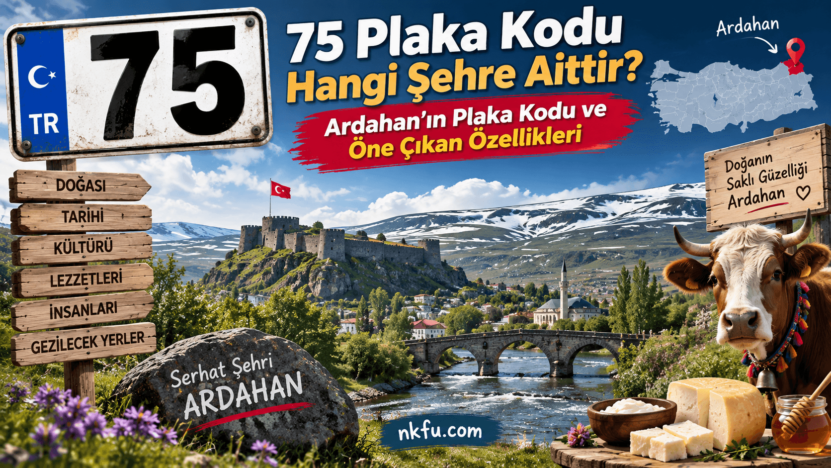 75 Plaka Kodu Hangi Şehre Aittir? Ardahan’ın Plaka Kodu ve Öne Çıkan Özellikleri