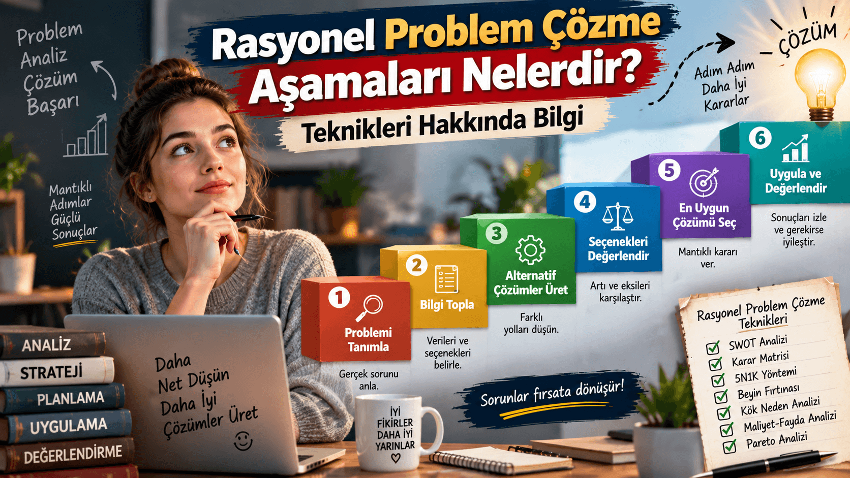 Rasyonel Problem Çözme Aşamaları Nelerdir? Teknikleri Hakkında Bilgi