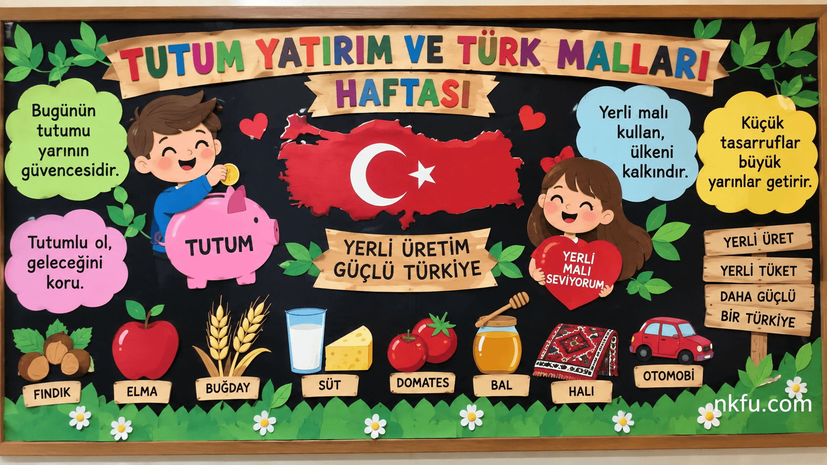 Tutum Yatırım ve Türk Malları Haftası Pano Çalışmaları