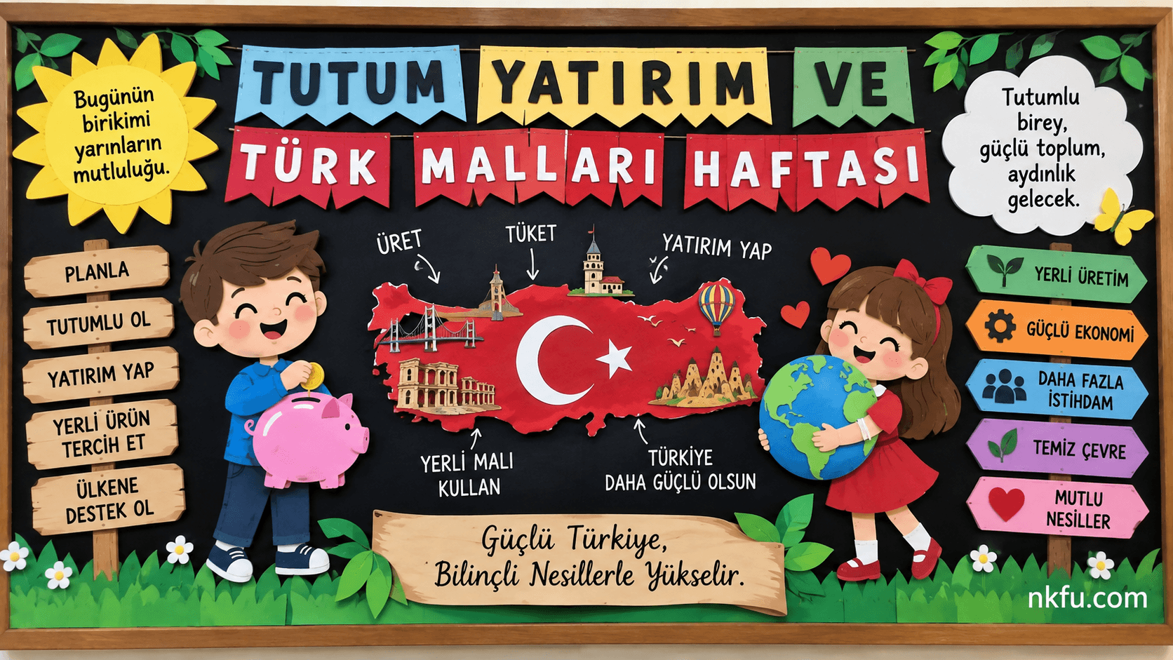 Tutum Yatırım ve Türk Malları Haftası Pano Çalışmaları
