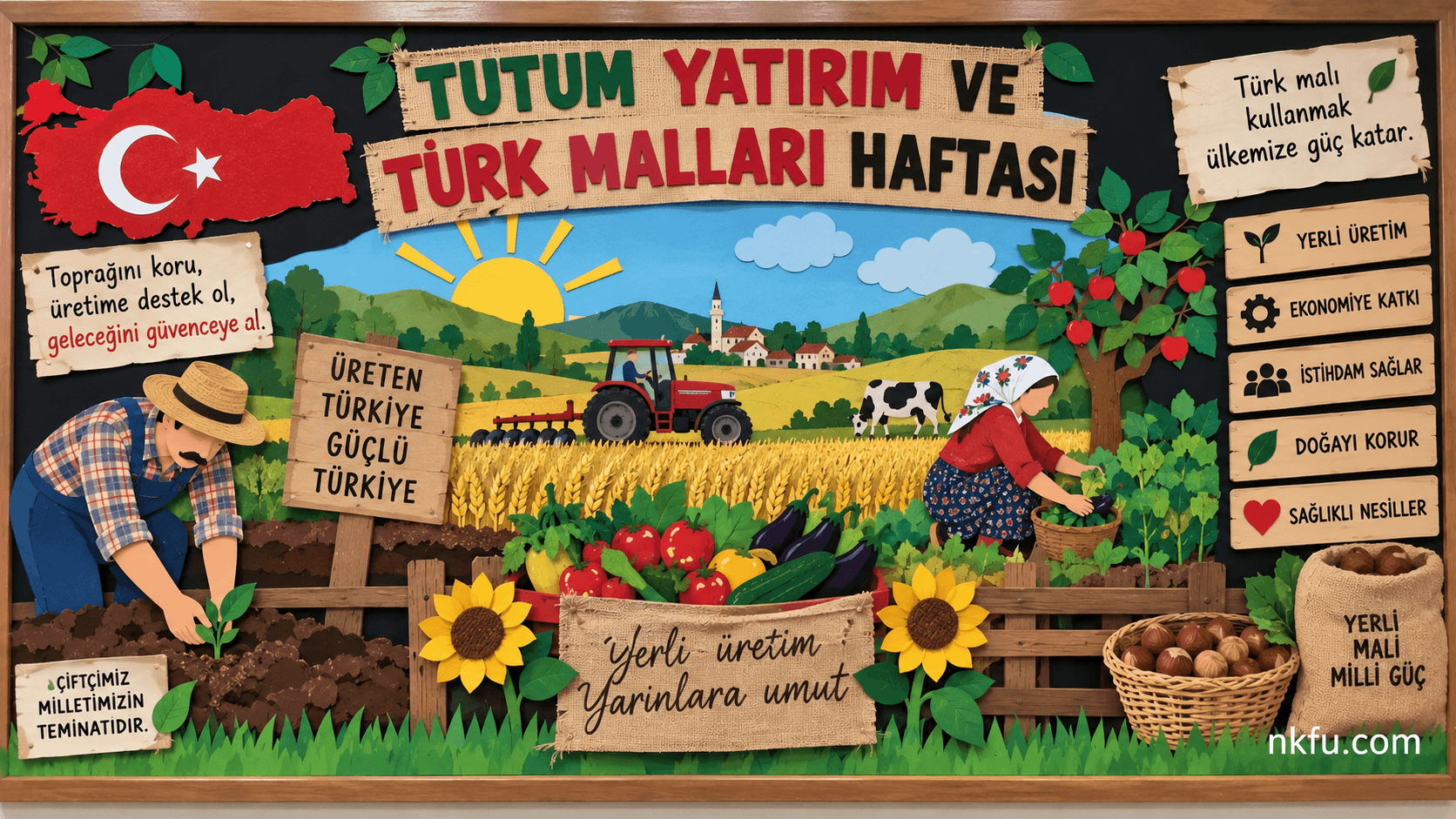 Tutum Yatırım ve Türk Malları Haftası Pano Çalışmaları