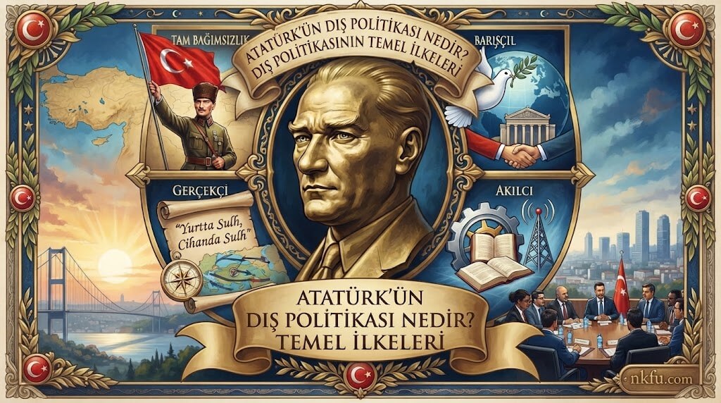 Atatürk'ün Dış Politikası Nedir? Dış Politikasının Temel İkeleri Nelerdir?
