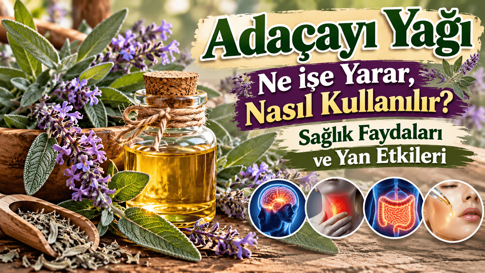 Adaçayı Yağı Ne işe Yarar, Nasıl Kullanılır?