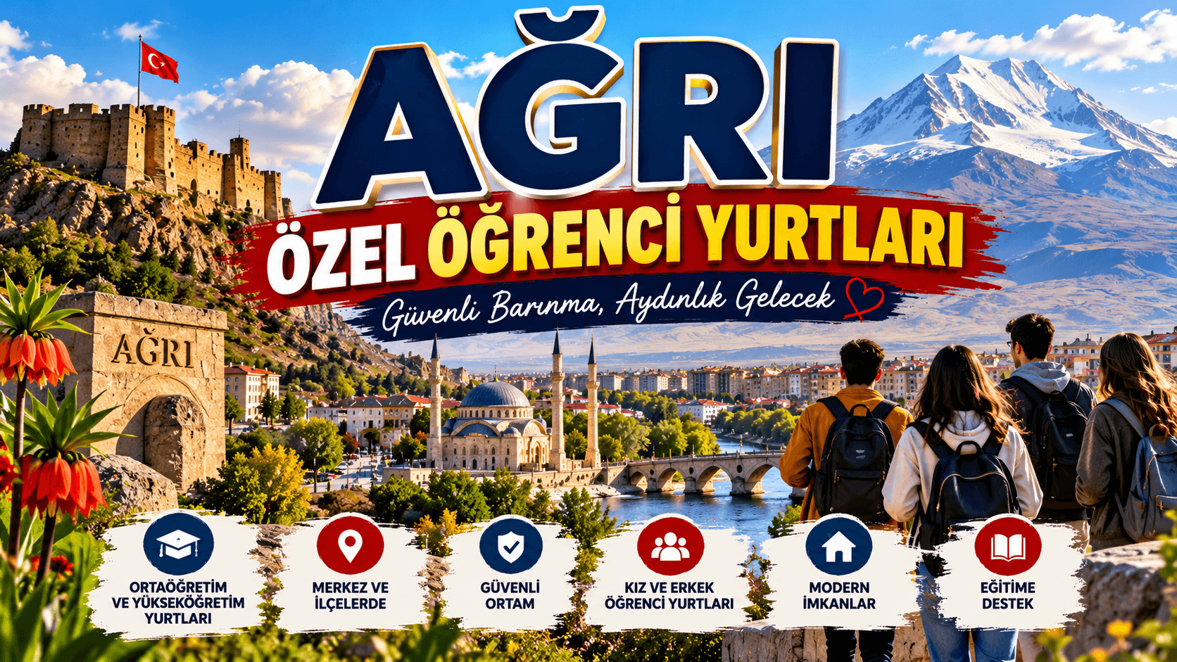 Ağrı Özel Öğrenci Yurtları Adres ve Telefonları