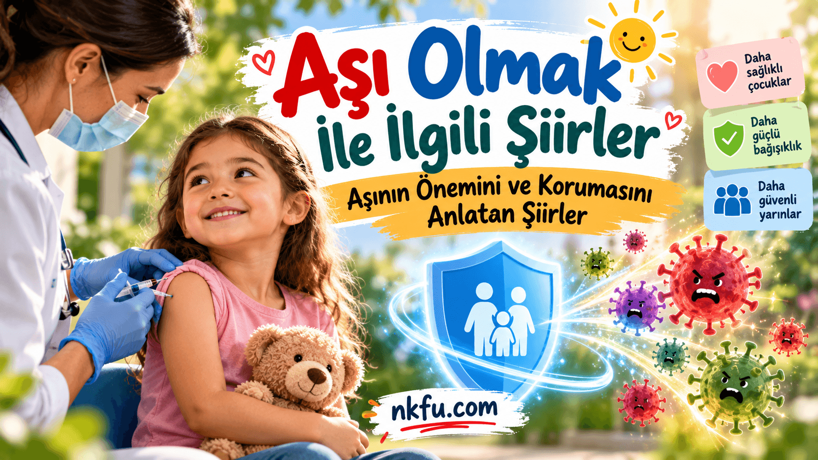 Aşı Olmak İle İlgili Şiirler, Aşının Önemini ve Korumasını Anlatan Şiirler