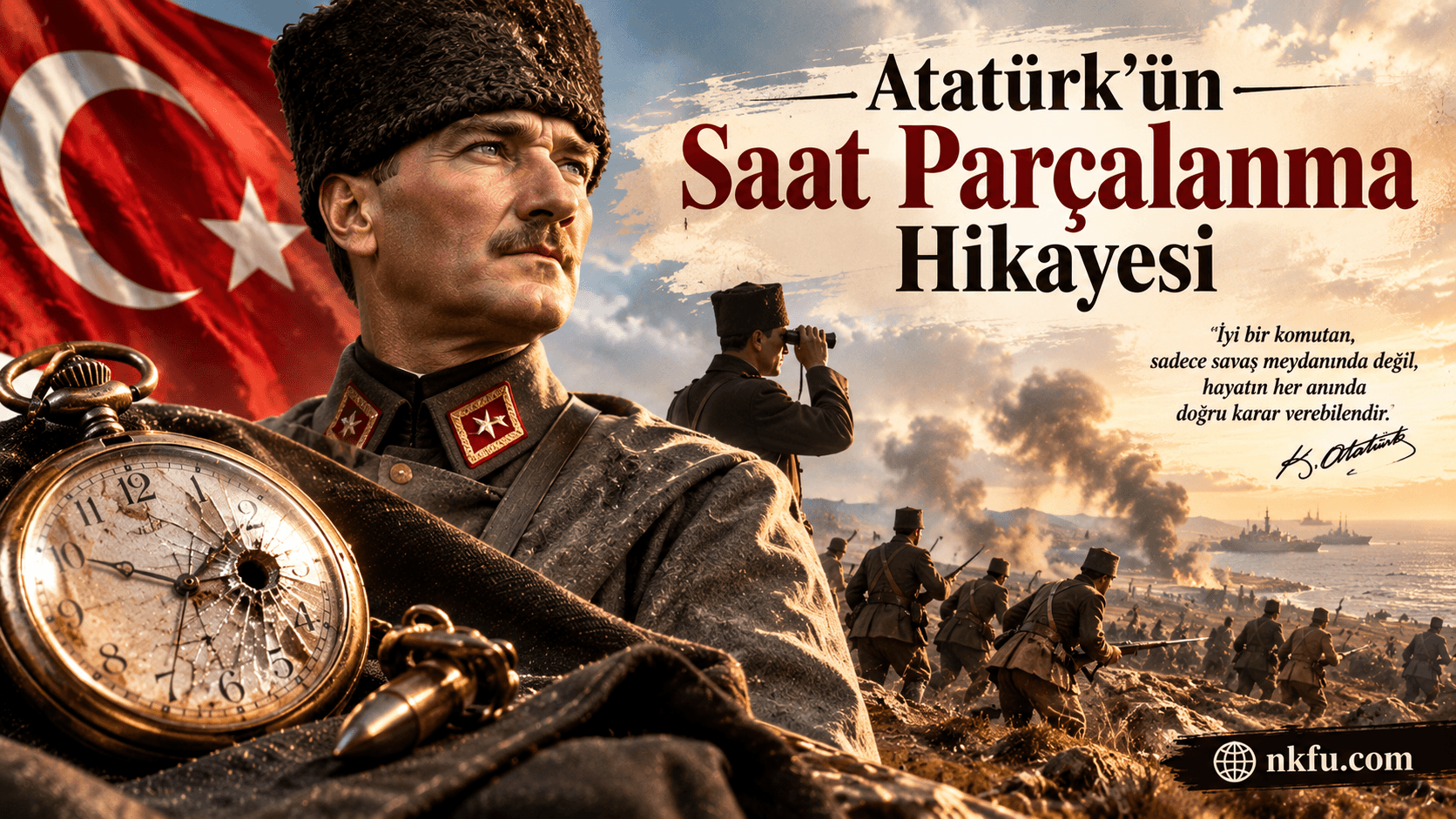 Atatürk'ün Saat Parçalanma ve Hayatının Kurtuluşu Hikayesi