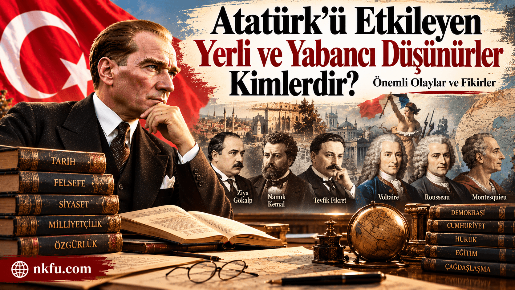 Atatürk'ü Etkileyen Yerli ve Yabancı Düşünürler Kimlerdir?