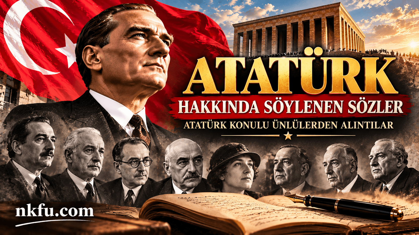 Atatürk Hakkında Söylenen Sözler, Atatürk Konulu Ünlülerden Alıntılar