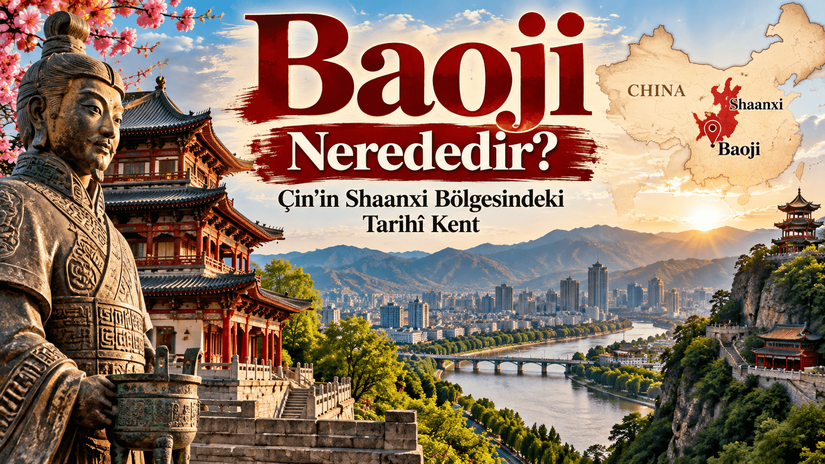Baoji Nerededir? Çin'in Shaanxi Bölgesindeki Tarihî Kent