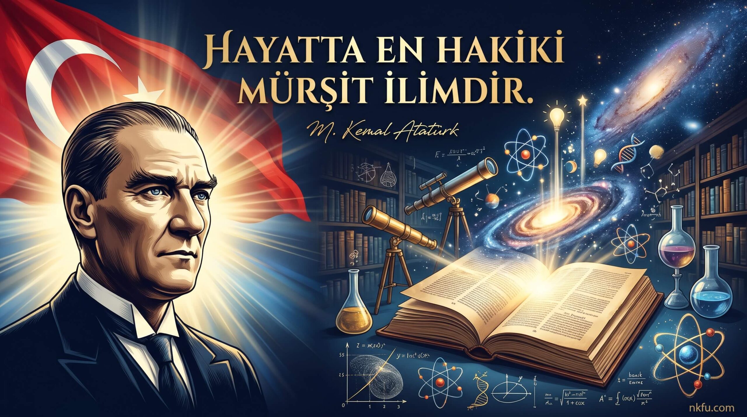Atatürk’ün “Hayatta En Hakiki Mürşit İlimdir” Sözü ve İlimin Önemi