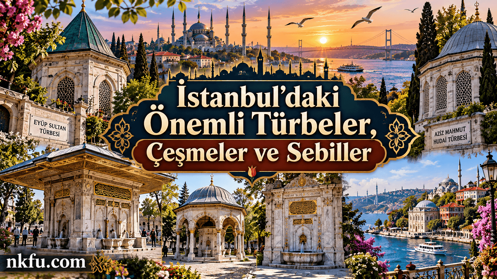 İstanbul’daki Önemli Türbeler, Çeşmeler ve Sebiller