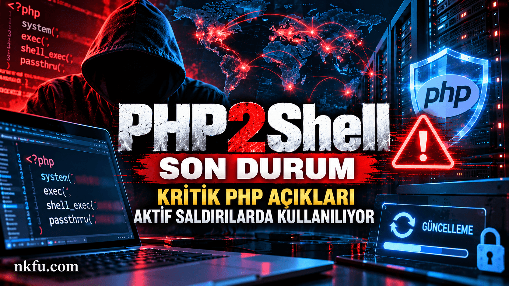 PHP2Shell Son Durum: Kritik PHP Açıkları Aktif Saldırılarda Kullanılıyor